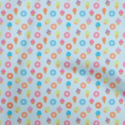 Ткань Cotton Flex Light Blue, ткань Fruit Armel, для шитья, напечатанная ткань для рукоделия, по ярдам, 40 дюймов