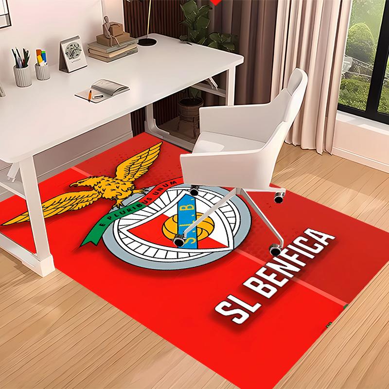 Sport Lisboa e Benfica Printed Absorbent Washable Carpet, Non-Slip Bathroom Mats, Kitchen Rugs, Yoga Mat,Living Room Entrance, Camping Picnic Rugs