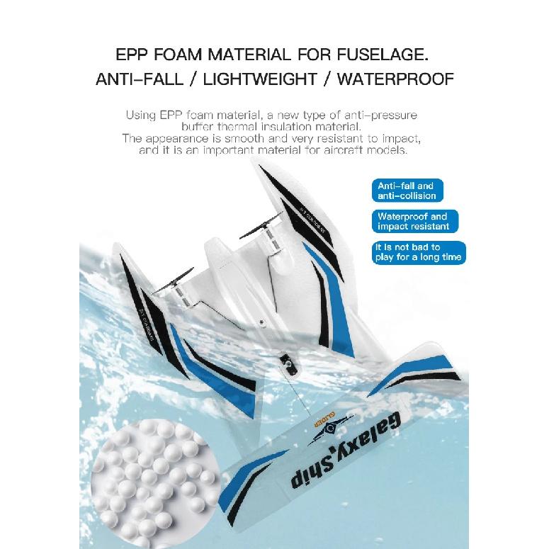 KF603 RC Glider EPP Foam 2.4G 3CH Radio Control Sea And Air RC Plane Water Land Flying Boat Airplane Toys Gift For Boys