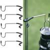 Camping Light Pole Hook Stainless Steel Tent Pole Lamp Hook Multifunctional Outd