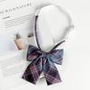 JK Bow Tie for Women, Japanese Uniform Shirt, College Style Student Plaid Tie, Men's Free Ribbon Accessories