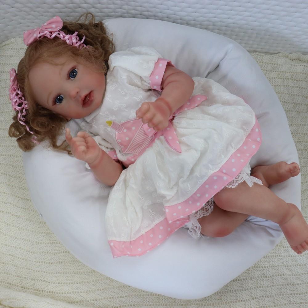 55 см реборн малыш имитация принцессы кукла реборн кукла
