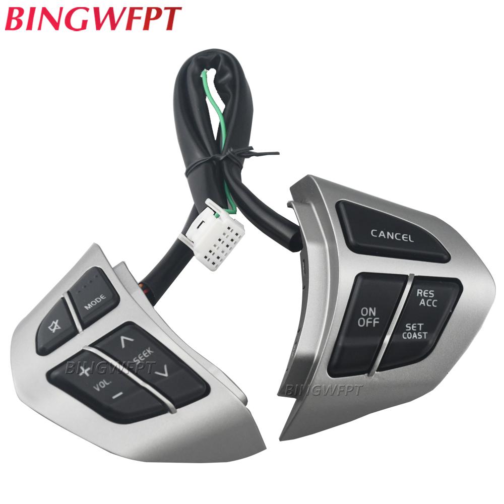 Red Backlight Cruise Control Button For Suzuki Grand Vitara II 2007-2013 Steering Wheel Cruise Control Switches Buttons Switches4