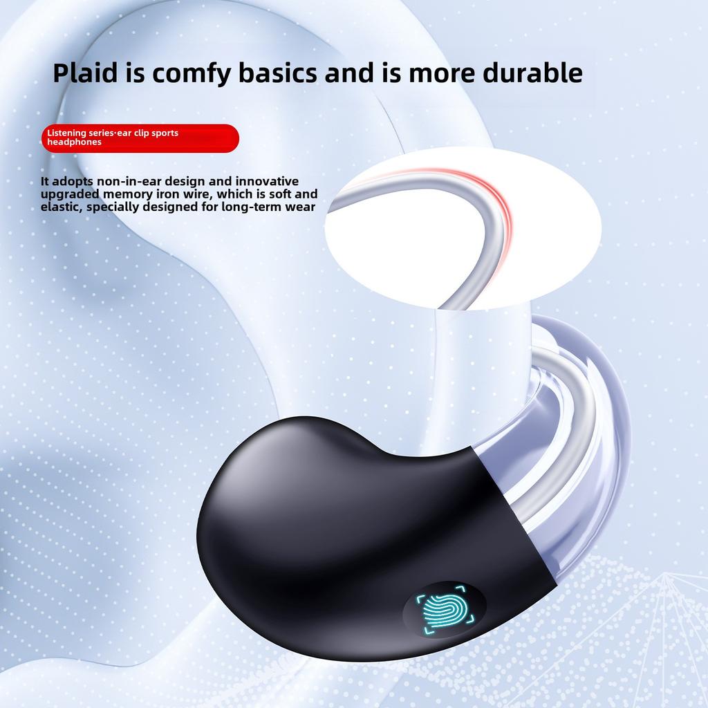 Новые беспроводные спортивные Bluetooth-наушники TWS с костной проводимостью не вредят ушам