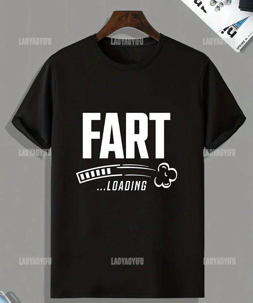 Humor Warning Fart Now Loading Please Stand Back Graphic T-shirt Woman Casual O-neck Loose Tees for Summer Vintage Tops