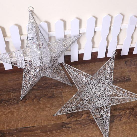 Топпер для рождественской елки Практичный привлекательный топпер для рождественской елки из кованого железа, топпер для рождественской елки, топпер для рождественской елки, звезда для рождественской елки
