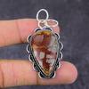 Подвеска ручной работы из стерлингового серебра 925 пробы с натуральным драгоценным камнем Норина Джаспер 2,09 дюйма i7y48