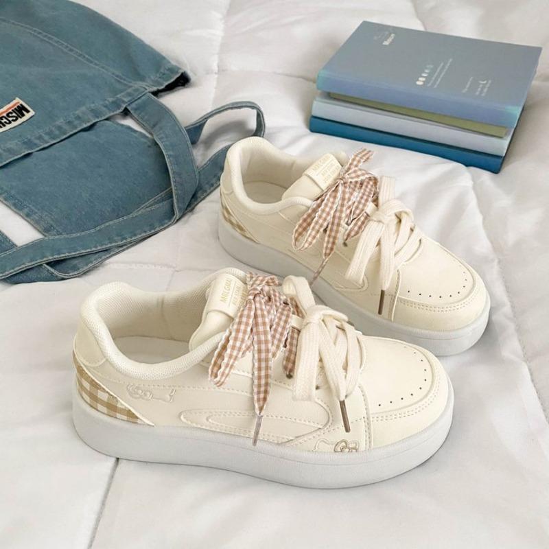 Macaron Color Matching Trend Board Shoes Women's Autumn New College Style Versatile Casual Shoes Thick-soled Heightening Women's Shoes