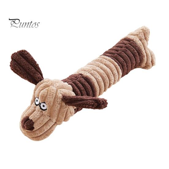 Плюшевая жевательная игрушка для домашних животных, устойчивая к укусам, плюшевая игрушка, способствующая здоровью зубов, активная игра, мультяшные товары для домашних животных, обучающая игрушка для маленьких и больших собак