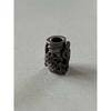 Б/у [Снижение цены] Оригинальный серебряный (925S) открытый шарм Trollbeads с гравировкой LAA