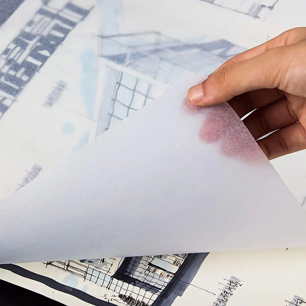 100 листов для рисования, бумага для эскизов, бумага для каллиграфии и письма, бумага для копирования рисунков, новая бумага для кальки формата А4