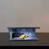 1/64 Diorama Car Display Case Alloy Model Toy Stand Diecast Garage
