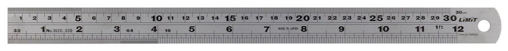 STEEL RULE 150MM 15X0.8