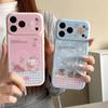 Чехол для iPhone 15/17/16 PROMAX с крупной клеткой KT Cat & Rabbit, противоударный
