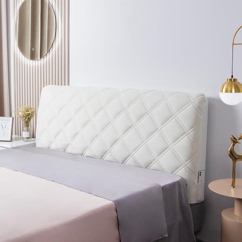 Плюшевое стеганое покрывало на изголовье, роскошное мягкое утолщенное бархатное покрывало для спальни, стеганое изголовье, домашнее постельное белье, чехол на спинку