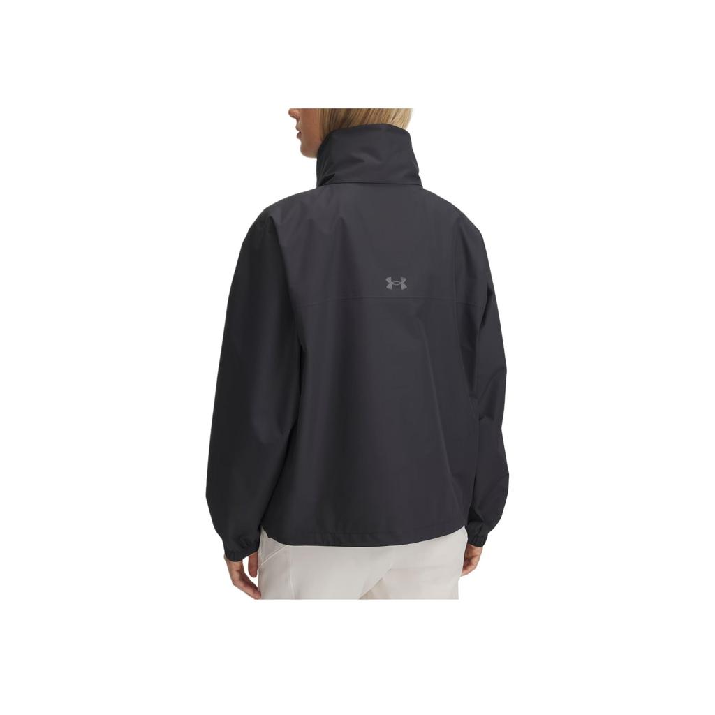 Under Armour Cloudstrike Удобная Стильная Трендовая Однотонная Простая Куртка Женская Куртка Черная 1388822-016