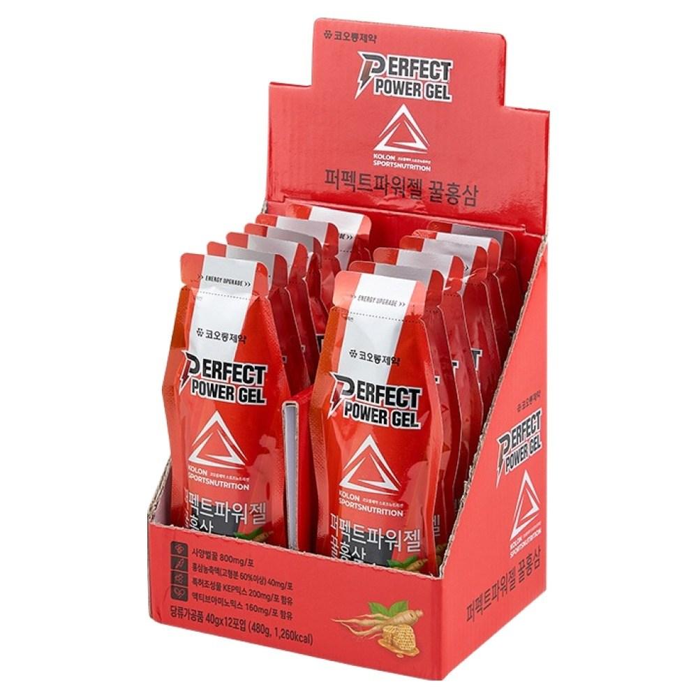 Kolon Pharmaceutical Perfect Power Gel Медовый Красный Женьшень 12 шт. 1 шт. Ингредиенты: может быть изменено производителем | 1 шт.