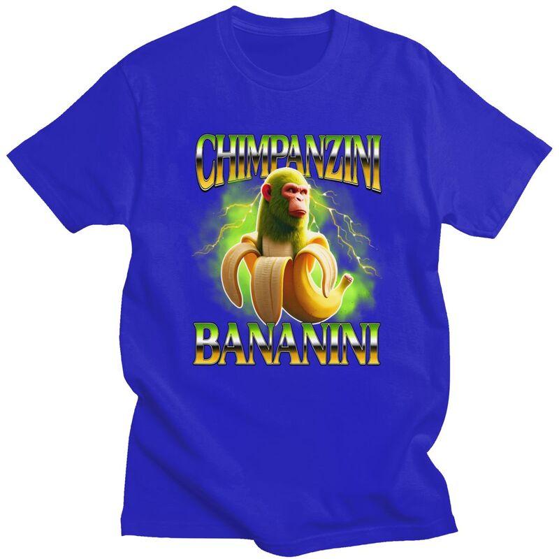 Bananini Italian Brainrot T Shirt Men Women Short Sleeve Casual Graphic Clothing Summer Style Loose Fit Pure Cotton Tee Tops