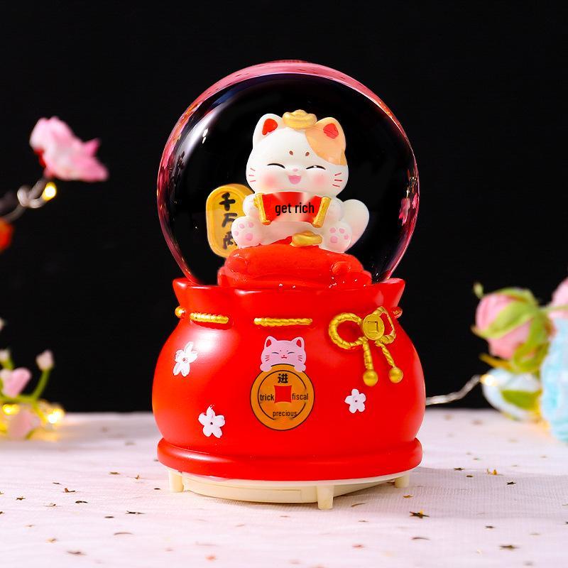 Астронавт Хрустальный шар Музыкальная шкатулка Украшение - Студент Снежный шар Подарок на день рождения