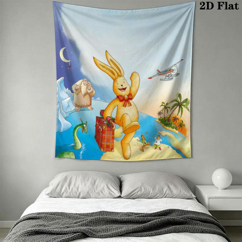 Felix Circus Wall Tapestry Aesthetic Wall Hanging Printed Fabric Blanket Decorative Tapestries for Bedroom Living Room Home Decor