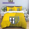 Parma Calcio 1913 Pattern Bedding Quilt Set  Home Decoration  Gift (1 * duvet cover + 2 * pillowcase  without core).xwn