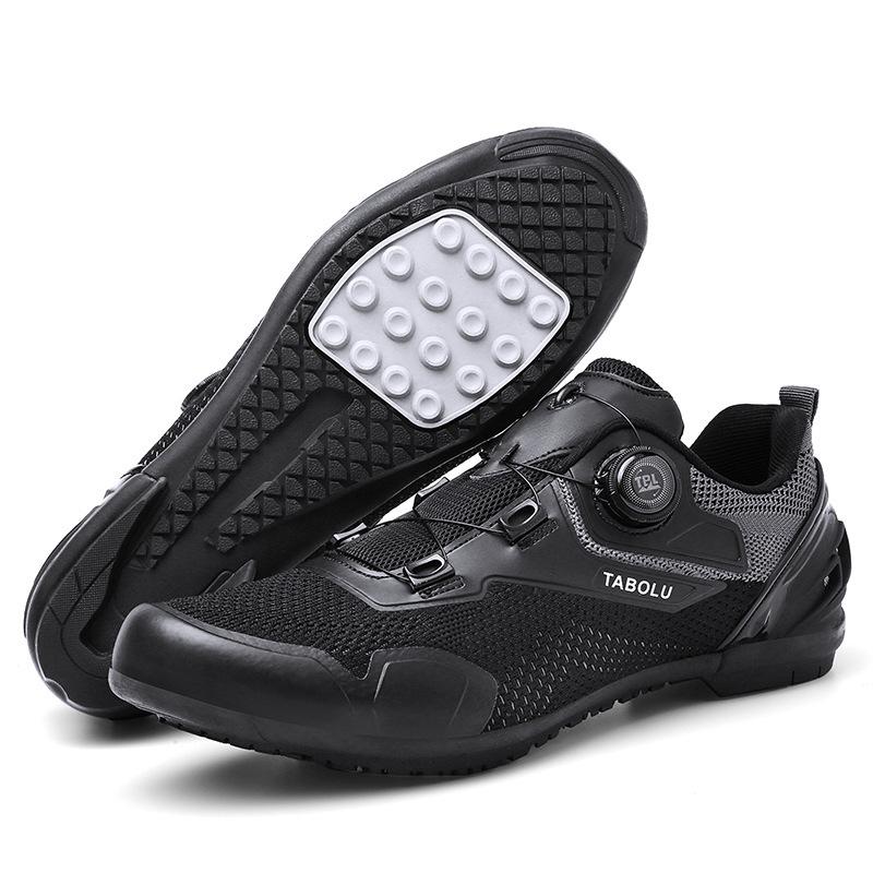 Breathable bike shoes cycling shoes men's and women's road bike lock shoes mountain bike power shoes