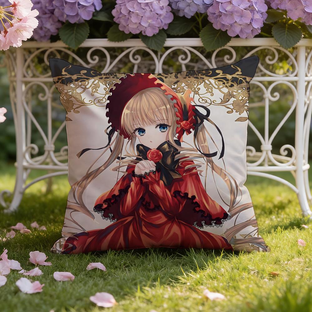 Аниме R-Rozen M-Maiden Наволочка для подушки Домашняя и автомобильная Двухцелевая Наволочка: Двусторонняя конструкция для максимального комфорта