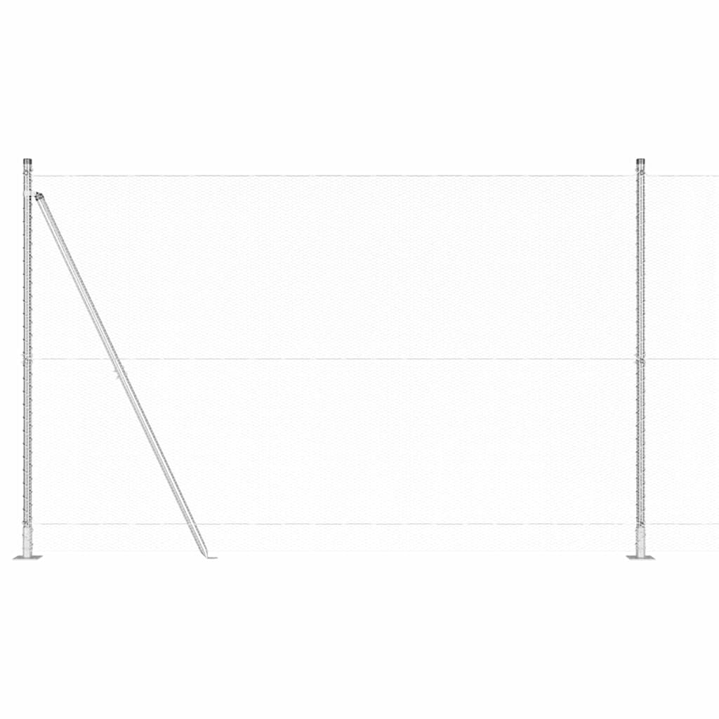 Welded Wire Fence with Concrete Foundation 10 x 1.4 m (W x H)