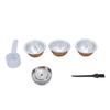 Reusable Coffee Capsule Stainless Steel Easy To Clean Long Lifespan Refillable Coffee Pods for