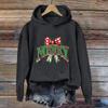 Women's Sweatshirt Sports Christmas Print Pullover Sweatshirt Hoodie Long Sleeve Top Casual Sweatshirt