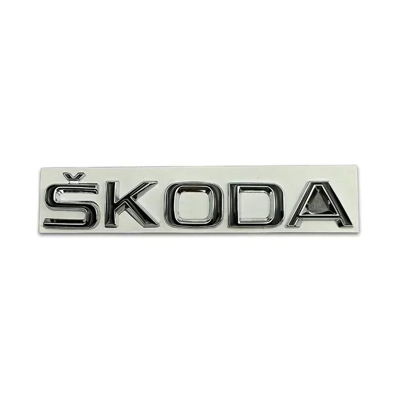 2025 Новый Металл для SKODA Rapid Kodiaq Superb Yeti Karoq Octavia A7 Tour RS Kamiq Шильдик Стайлинг Автомобиля Наклейки на Задний Багажник Эмблема Ac