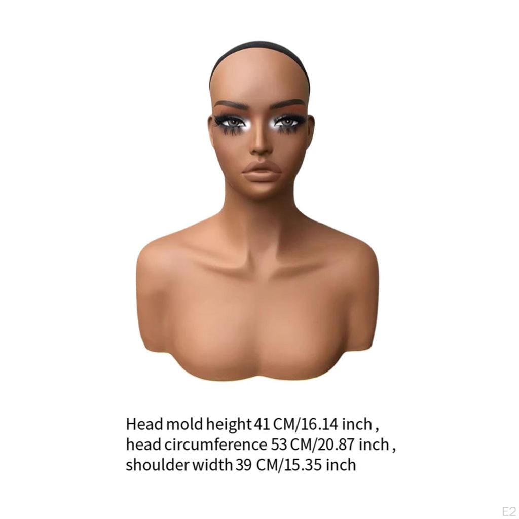Женская голова-манекен, подставка для дисплея для и аксессуаров