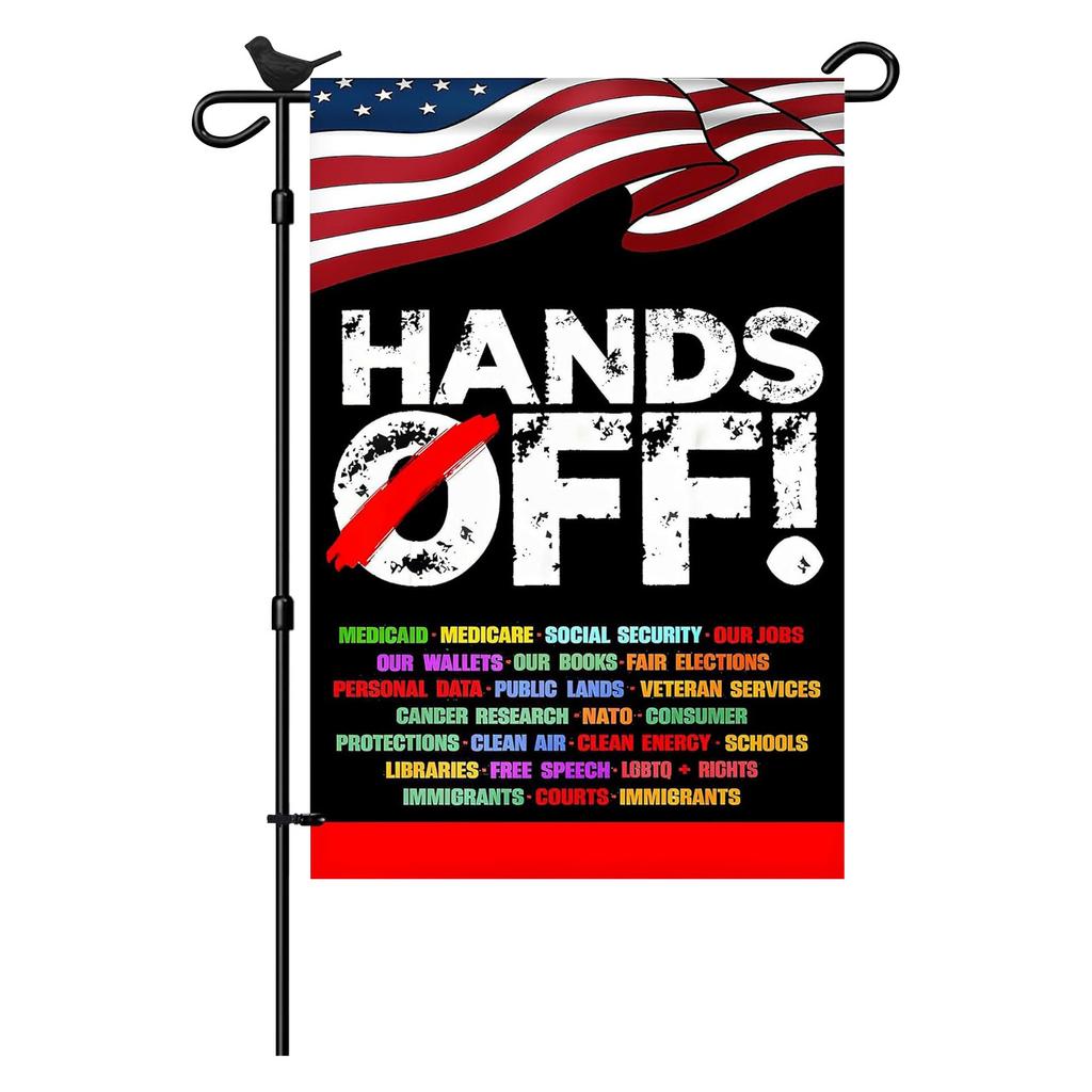 Протест Социальное обеспечение и Medicare Флаги протеста Смешные баннеры Доставка на следующий день Дом Флаги для сада