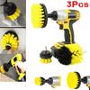 Electric Drill Clean Brush Scrub Brush Powered Clean Tire Attachments Kits