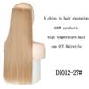 Long Straight Women Hair Extension Synthetic Fiber Hairpiece Daily Wear Long Straight Fake Hair for Women