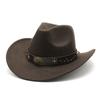 Western Cowboy Hat Men'S Tibetan Top Hat Felt Hat Ethnic Style Women'S Hat