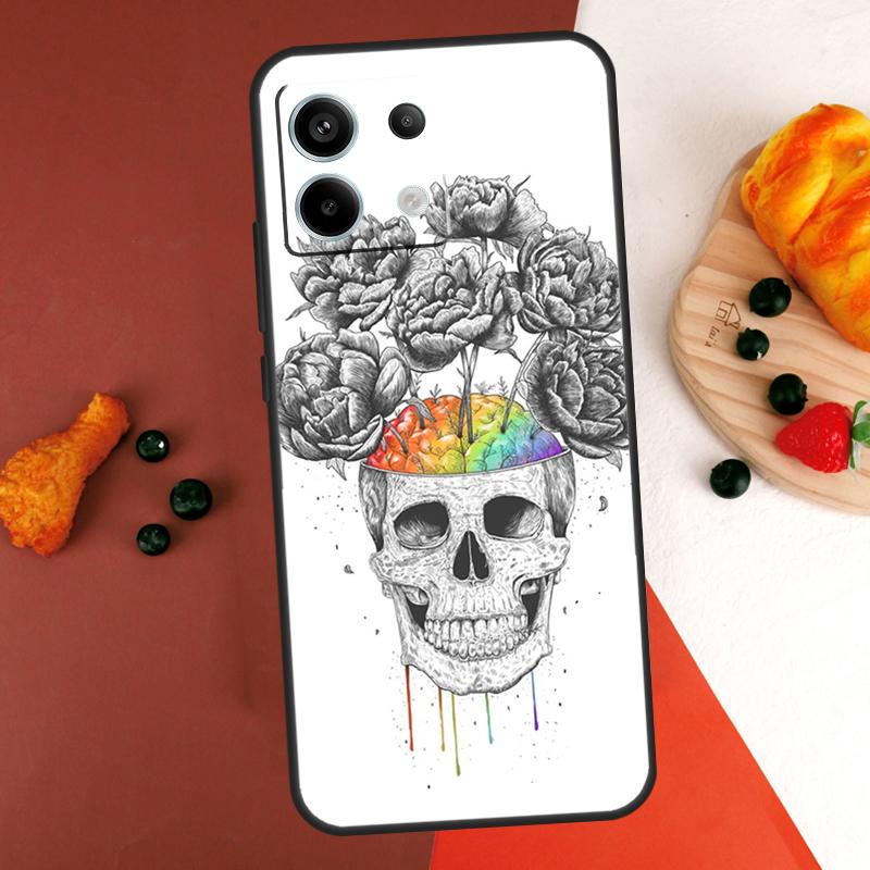 Чехол Anatomy Brain для Xiaomi Redmi Note 13 14 Pro 9 10 11 12 Pro 10S 11S 12S Redmi 13C 10C 12C 14C Coque