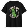 Unisexs I Like Em Real Thick Juicy Cartoon Pickle Tshirts Cotton Clothing Summer Vintage Shortsleeve T Shirt Oneck