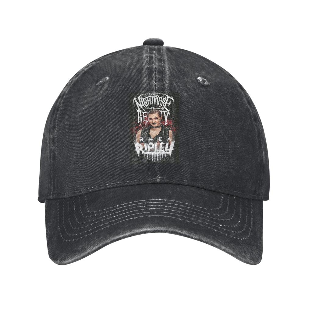 She Is My Mami Rhea Ripley Bootleg Wrestler Denim Cap Casual Baseball Caps Adjustable Hat Summer Unisex Baseball Hats
