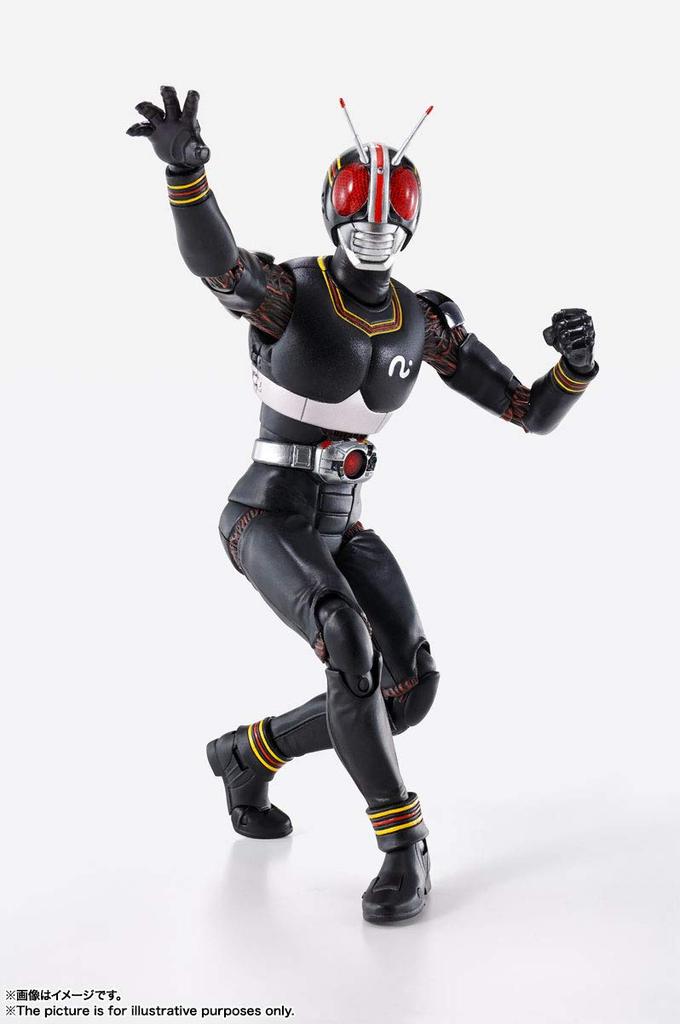 TAMASHII NATIONS Kamen Rider BLACK 150мм раскрашенная подвижная фигурка S.H.Figuarts (Синкочо Сейхо) приблизительно. АБС и ПВХ