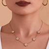 Elegant Y Chain Necklace Bracelet Choker Necklace Fashion Zircon Necklace  Women Jewelry
