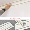 9M 3D Foam Wall Edge Strip Stickers Self-adhesive Corner Waist Line Background Wall Sticker Waterproof Decor Trim Line Skirting