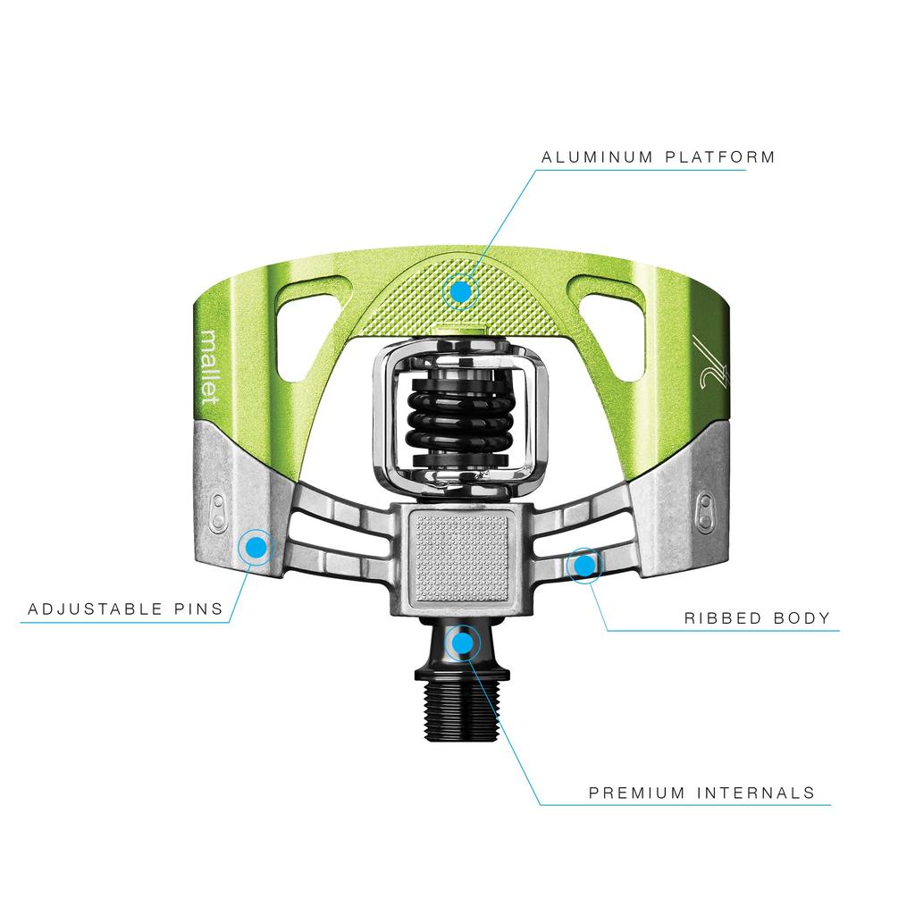 Контактные педали Crankbrothers Mallet 2 V2 Ультралегкие Черные 574627,