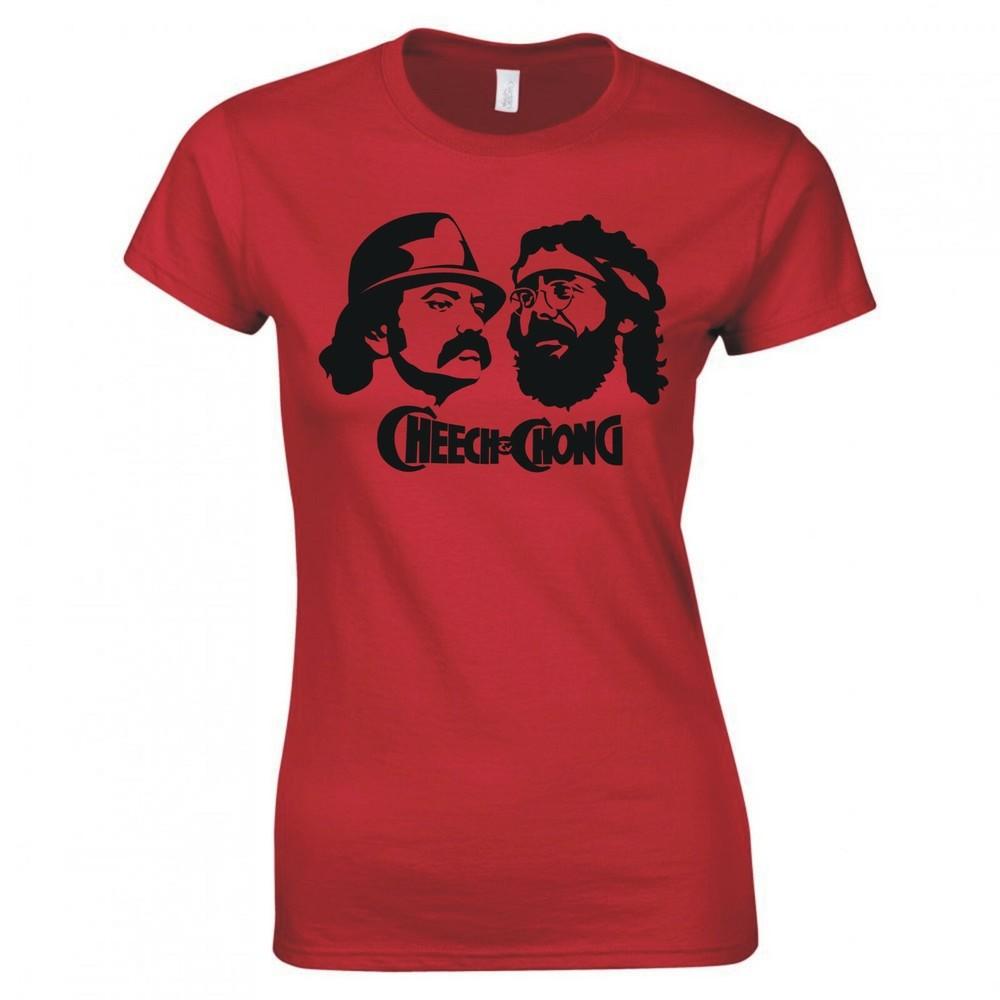 Inspired By Cheech Chong Faces Skinny Fit TShirt