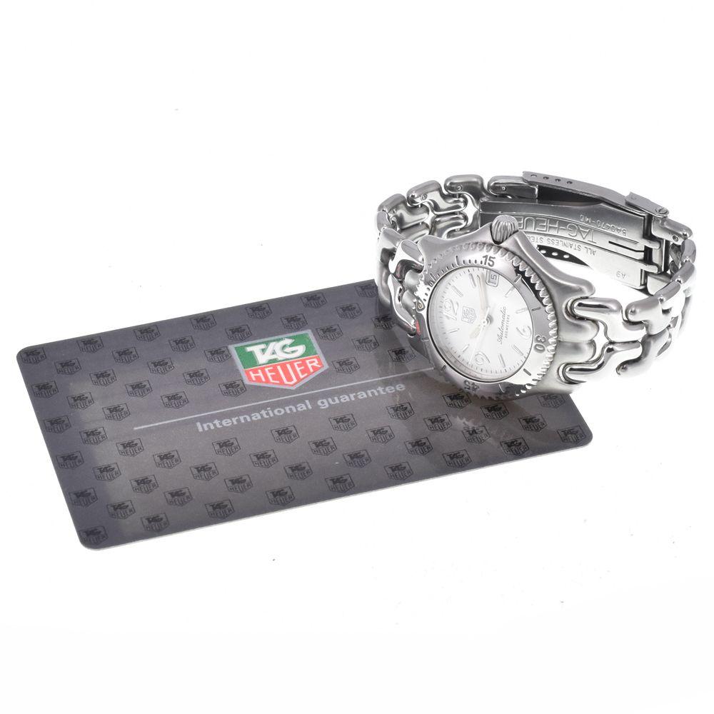 Used TAG HEUER WG2310.BA0470 S/el Professional 200M Silver Automatic Ladies Good Condition With Warranty Watch L#148113
