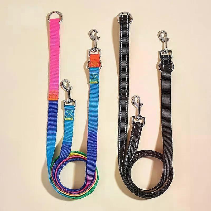 Nylon Soft Pet Dogs Chain Traction Rope Leads Free Hands Diagonally Dog Rope Explosion-proof Chain for Large DogsPet Leashes