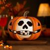 Realistic Halloween Pumpkin Figurine Resin Mini Halloween Ornaments  Thanksgiving
