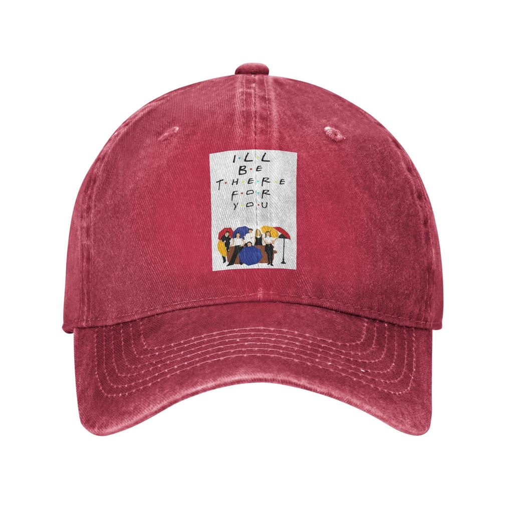 Friend TV Show Washed Denim Cap Casual Baseball Caps Adjustable Hat Summer Unisex Baseball Hats