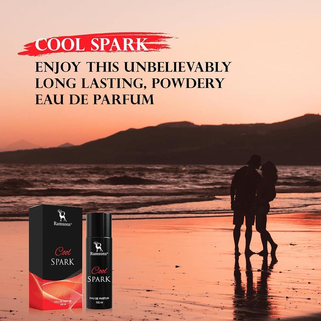 Ramsons - COOL SPARK Eau De Parfum | 100 ML | Духи для мужчин | TN - Анис, Лаванда, Полынь, Лимон, Апельсин/дерево, Пудровый