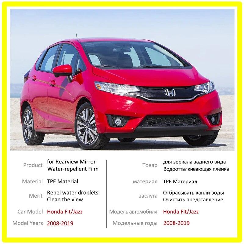 Для Honda Fit Jazz 2008-2018 (ГЕ6-ГЕ9,ГК5) Зеркало заднего вида HD-пленка, противотуманная непромокаемая наклейка на авто зеркало, автомобильные аксессуары